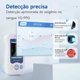 Oxímetro de pulso portátil pode ser usado como monitor de frequência cardíaca portátil para sondas neonatais e pediátricas para adultos. - Image 3
