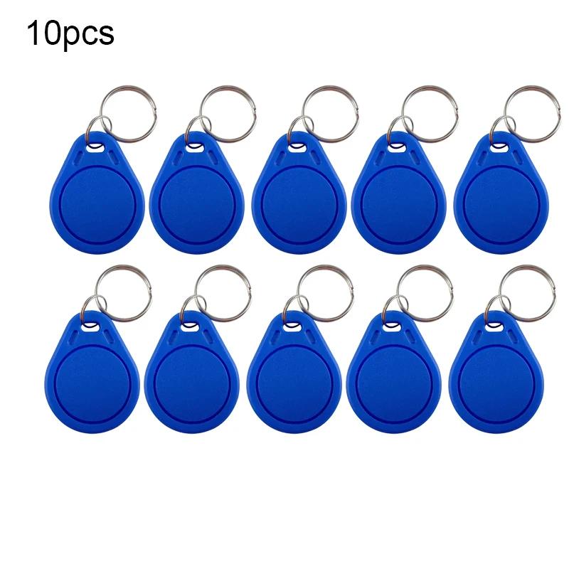 10/50/100 peças 13.56mhz rfid keykobs somente leitura s50 proximidade ic cartão inteligente token tag chave fobs para sistema de controle de acesso - Image 1