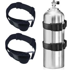 Faixa de tanque de mergulho bcd, alça ajustável para tanque de mergulho com fivelas de câmera e almofadas antiderrapantes, suporte para cilindro de mergulho - Image 1