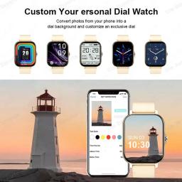 Novo Smartwatch de 1,83 polegadas com Notificações de Chamadas, Monitoramento do Sono, Rastreamento de Atividades, Compatível com Android e iOS Ht30 - Image 5