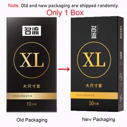 Preservativos de tamanho grande, 10/30 peças, luvas de látex lisas XL para adultos 18+, produtos eróticos íntimos, suprimentos de contracepção - Image 6