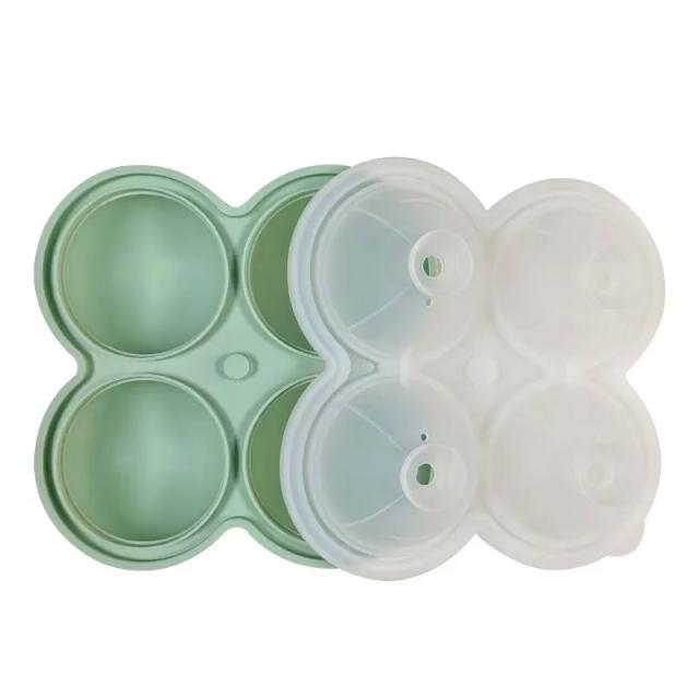 Moldes Grandes para Cubos de Gelo em Silicone - Derretimento Lento e Sabor Puro