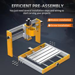CNC 3018Pro Max Router Machine, GRBL, Controlador Offline, Todo O Quadro De Alumínio, Fresadora Para Madeira, Metal, Escultura, Corte - Image 4