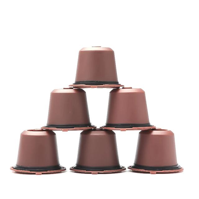 Cápsula de café Nespresso Reutilizável Recarregável 3/6 Unidades com Colher e Escova