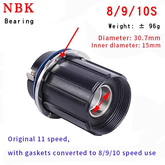 Adaptador Freehub XD XDR para Bicicleta de Montanha MTB 10/11/12 Velocidades com 3 Patilhas e Rolamentos Impermeáveis