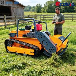 Máquina Profissional de Corte de Grama com Controle Remoto, Cortador de Grama com Esteiras para Manutenção Comercial, Paisagismo e Municipal - Image 4