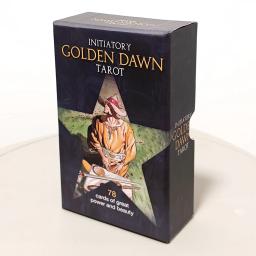 Baralho de Tarot Iniciatório Golden Dawn com 78 Cartas 12*7cm Oculto Esotérico - Image 1