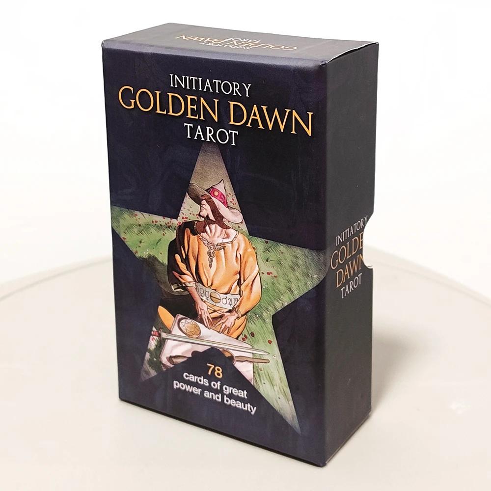 Baralho de Tarot Iniciatório Golden Dawn com 78 Cartas 12*7cm Oculto Esotérico - Image 1