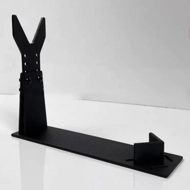 Suporte de exibição de pistola de mão acrílico transparente suporte de rack de pistola para 5 engrenagens ajustável modelo de arma de brinquedo curto mostrando rack
