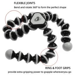 Suporte Flexível Octopus RP01-E Gorillapod para Câmera de Celular - Mini Suporte de Mesa Compatível com iPhone Samsung - Image 4