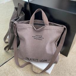 Bolsas mensageiras japonesas de lona para homens e mulheres, bolsas de lona lavada e reforçada, bolsas urbanas modernas de grande capacidade. - Image 5