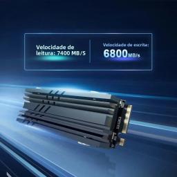 KOOTION NVMe SSD M2 4TB 2TB 7400MB/s SSD PCIe4.0x4 Gen4 M.2 2280 Unidade de Estado Sólido Interna para PS5 Slim Laptop Desktop - Image 2