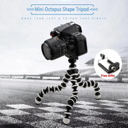 Suporte Flexível Octopus RP01-E Gorillapod para Câmera de Celular - Mini Suporte de Mesa Compatível com iPhone Samsung - Image 1