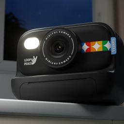 Câmera colorida de impressão instantânea para crianças, presentes de aniversário de Natal para meninos e meninas, câmeras de vídeo digitais HD sem tinta papel térmico - Image 3
