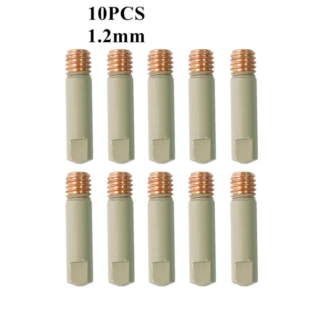 Bico de Gás Antiaderente MB-15AK 15ak com Proteção de Revestimento e Pontas de Contato 0.8/1.0/1.2mm para Tocha de Soldagem MIG/MAG - Acessórios