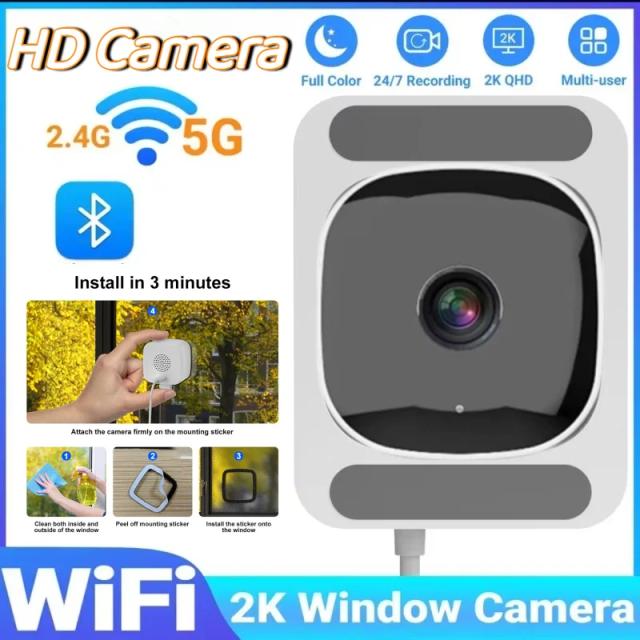 Câmera de Segurança Interna WiFi 3MP Visão Noturna Colorida 2026