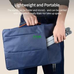 Companheiro Eficiente para o Escritório: Suporte Ajustável para Laptop em Liga de Alumínio com Resfriamento, Portabilidade e Estabilidade - Image 5