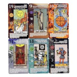 Novo Estudo Tarot para Iniciantes com Significados nas Cartas, Invertido, Chakra, Planeta, Elemento do Zodíaco Jogos de Tabuleiro - Image 5