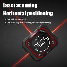 UNI-T LM320D LM320E LM320F Laser Inclinômetro Digital Angel Meter com Medição de Ângulo Relativo Absoluto Inclinômetro Magnético - Image 2