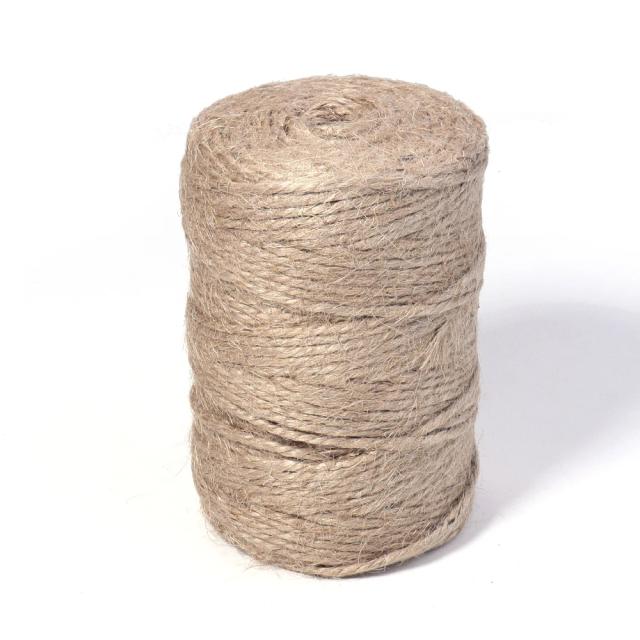 Corda de Juta Natural 100m Fita DIY Vintage para Decoração e Embalagem