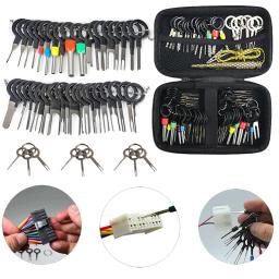 Extrator de conector de crimpagem de fio para remoção de terminal de carro, kit automotivo, chaves, pinos, reparo, ferramentas mecânicas de extração - Image 1