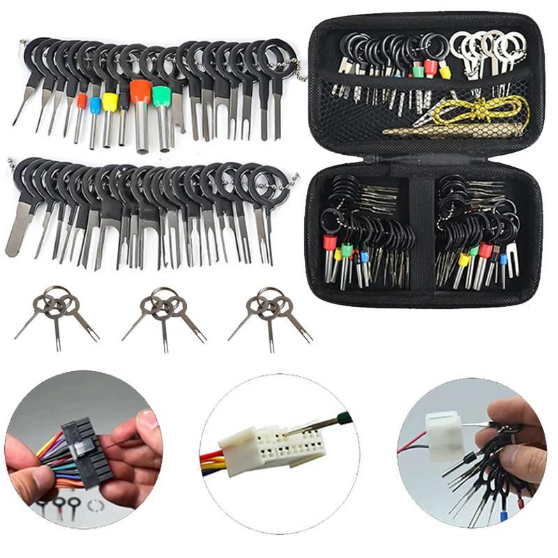 Extrator de conector de crimpagem de fio para remoção de terminal de carro, kit automotivo, chaves, pinos, reparo, ferramentas mecânicas de extração - Image 1