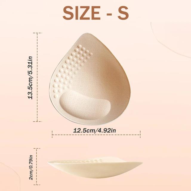 Inserções de Sutiã Push-Up Reforçadas - Conforto e Volume Instantâneo - 2 Peças