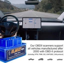 Elm327 mini v2.1 detector bluetooth obd bluetooth detector de mau funcionamento do carro obd2 ferramenta diagnóstico do carro para android/windows - Image 4