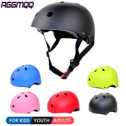 1 unidade de capacete RGGMQQ para bicicleta e skate, ajustável e adequado para diversos esportes, como skate, patinete e patins, disponível em 3 tamanhos para adultos, jovens, crianças e bebês. - Image 1