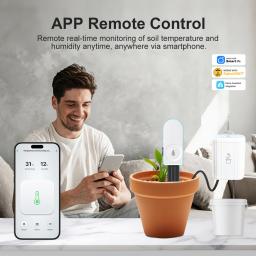 Medidor de Umidade do Solo ZigBee, Sensor de Umidade para Plantas de Jardim e Flores, Higrômetro, Ferramenta Conveniente para Jardinagem - Image 5