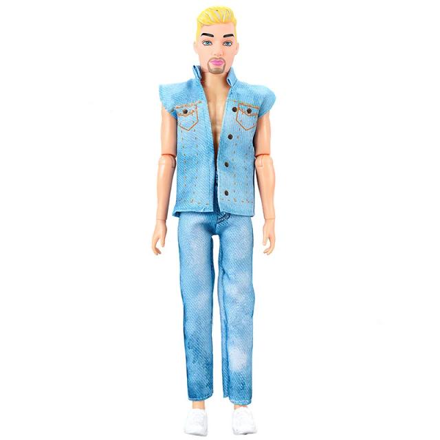 Boneca BJD Ken 30cm 1/6 Masculina/Feminina Completa com Roupas