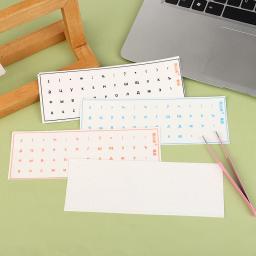 [Linguagem russa] adesivo de teclado com filme rasgo, adesivo para chave de laptop de mesa, filme único, adesivo de gravação lateral universal - Image 2