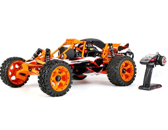 Rovan Q-BAHA 36cc Baja 5B Carro de Controle Remoto Tração Traseira Versão Curta