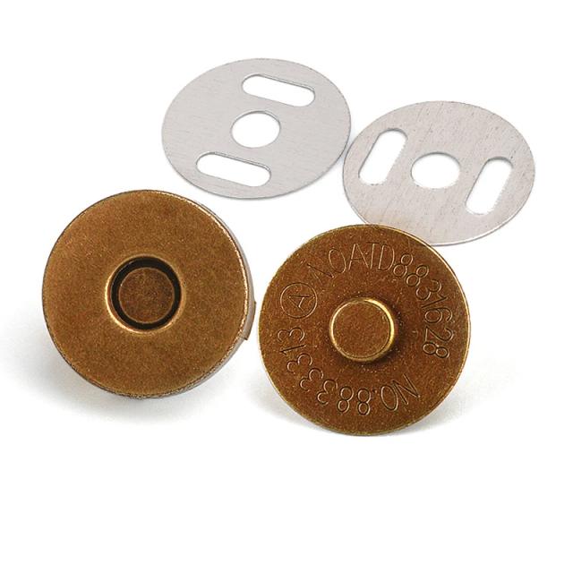 Fechos Magnéticos para Bolsas e Carteiras 14-18mm 10 Peças