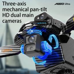 Drone GPS AE60 Profissional com Câmera 8K HD, Gimbal de 3 Eixos, Motores Brushless, Evitação de Obstáculos de 20KM, FPV e Função de Lançamento Aéreo para Pesca - Image 4