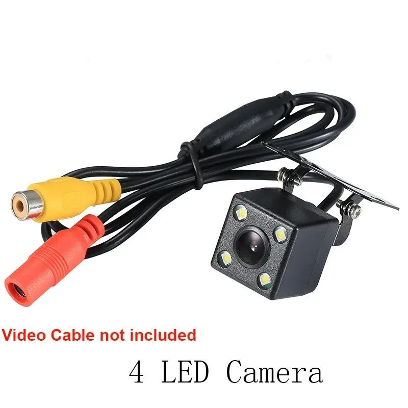 Câmera de Ré HD Grande Angular para Carro, Câmera de Vídeo para Veículos, Câmera de Ré com 12 LEDs para Visão Noturna e Estacionamento - Image 1