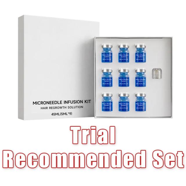 Kit Microagulhas Crescimento Capilar: Solução e Sérum Nutritivo Couro Cabeludo