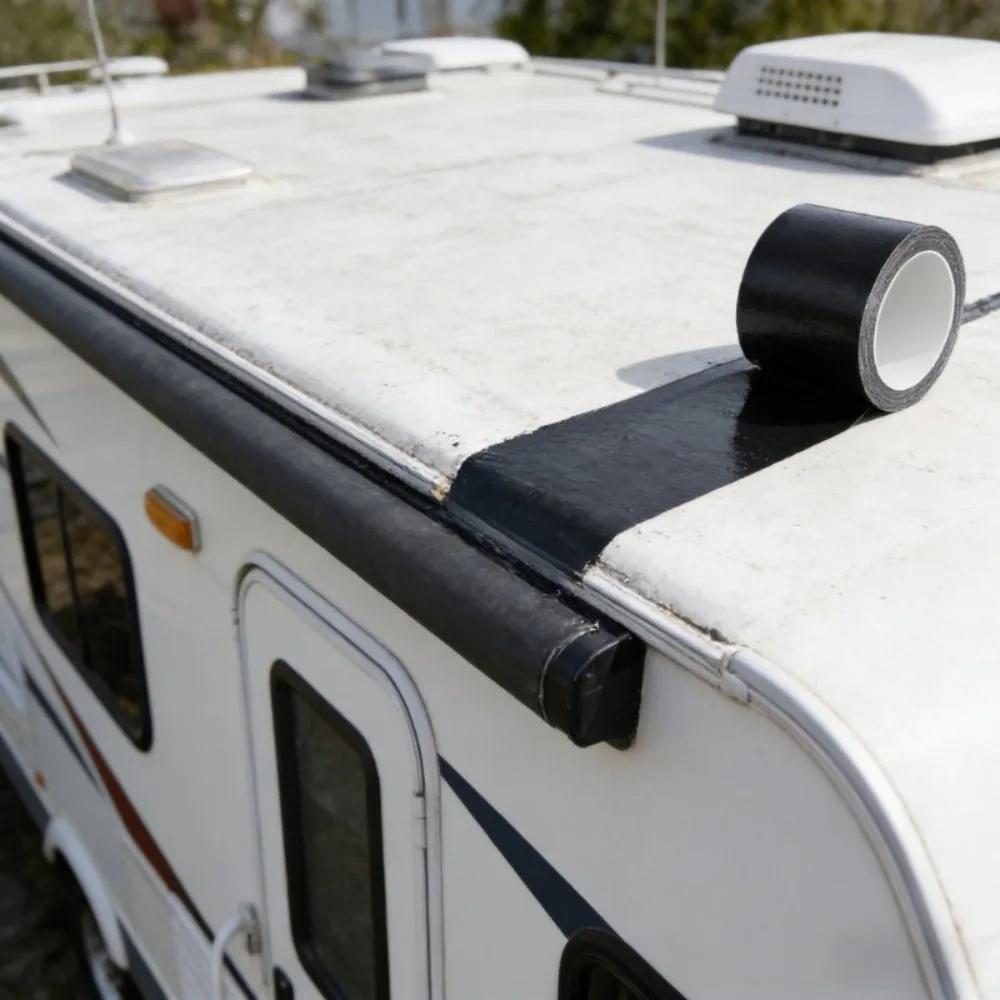 Fita de Reparo para Teto de RV TILONDEX 11.99m, Impermeável e Resistente a Vazamentos, Acessório de Telhado com Adesivo Forte para RVs - Image 1