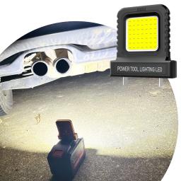 1-5 pces 14w luzes de inspeção com 2 modos de iluminação luzes de trabalho de luz forte de longa duração para reparo de carro acampamento pesca - Image 3