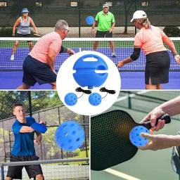 Treinador de pickleball, bola de pickleball com corda, acessórios de pickleball, auxílio de treinamento para esportes, jogador único, adulto - Image 3