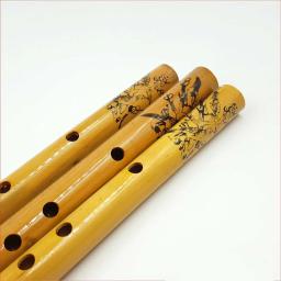 Flauta de Bambu, Flauta Vertical, Instrumento Musical Tradicional de Sopro de Madeira Premium - Image 4