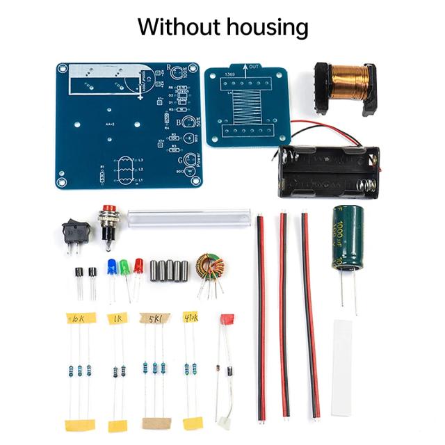 DC3V Kit Eletrônico Transmissor Eletromagnético DIY com Indicador de Nível