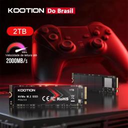 KOOTION SSD M2 NVME 256GB 512GB 1TB 2TB Disco Rígido M.2 2280 Gen3 PCIe 3.0X4 Unidade de Estado Sólido Interna para Laptop Desktop MSI X99 - Image 1