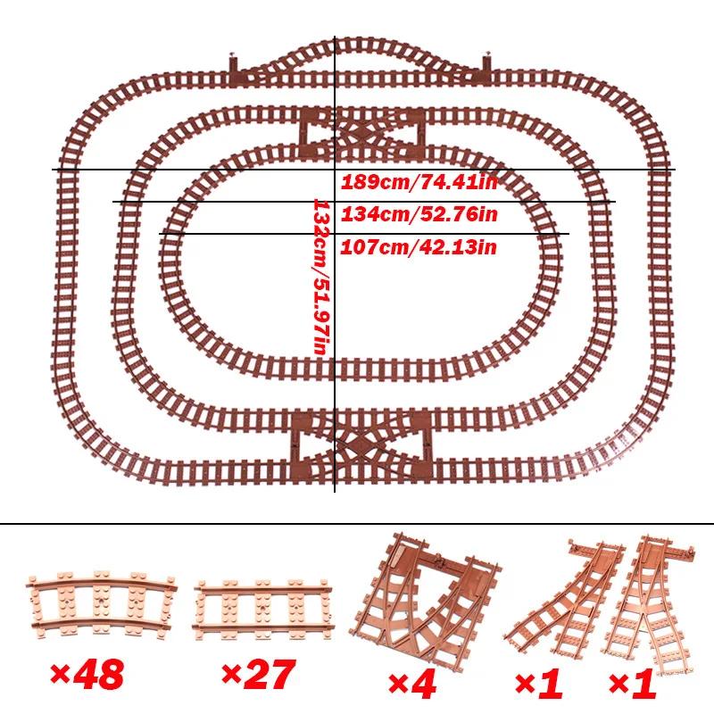 Acessórios para trilhos de trem Sistema de trilhos de trem urbano com cruzamento de ferrovia Compatível com trens de grandes marcas 1 unidade