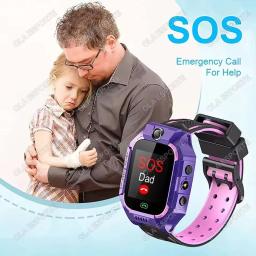 Relógio Inteligente Infantil com Cartão SIM, GPS, Câmera HD, Chamada de Vídeo, Monitor de Localização SOS, Smartwatch para Meninos e Meninas, Presente para Estudantes HT30 - Image 3