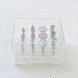 Kit de polimento de silicone 12 tamanhos, ra 2.35mm para polimento de compostos de porcelana de resina com ferramenta de laboratório de peça de mão de baixa velocidade - Image 3