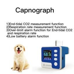 Monitor CA10M ETCO2 para Animais de Estimação, Capnógrafo Veterinário para Monitoramento de Pacientes - Image 4