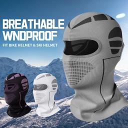 Máscara facial de balaclava para motociclismo, máscara de esqui de inverno para homens e mulheres, balaclava de cabeça inteira de alta elasticidade sob o capacete em tempo frio - Image 1