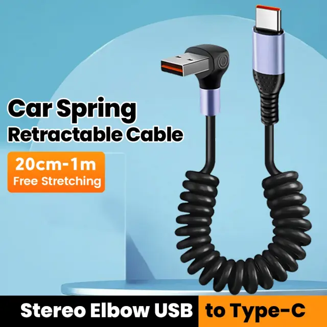 Cabo USB-C para USB-C 66W/100W 6A Carregamento Rápido 1m