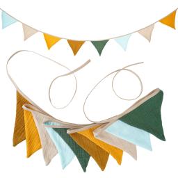 2.6m berçário tecido bunting 10 triângulo flâmula bandeiras festa decoração banner casa chá de bebê carnaval guirlanda - Image 6